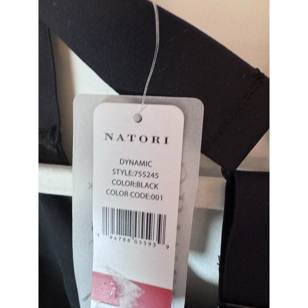 Natori Dynamic Racerback Sport Bralette Black XS NWT - Picture 5 of 10